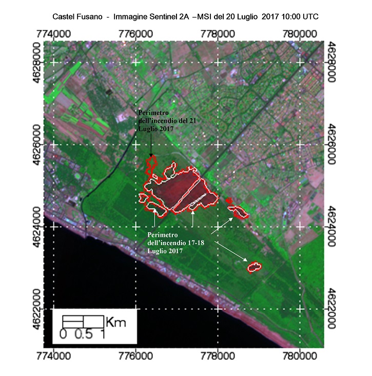 Castel Fusano da satellite 3