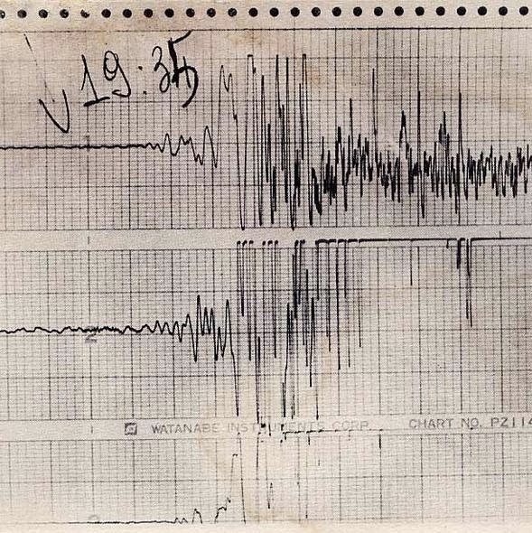 Sismogramma terremoto Irpinia