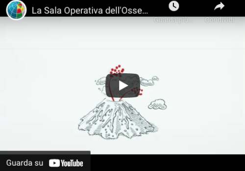 La Sala Operativa dell’Osservatorio Etneo